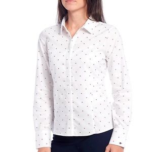 Tommy Hilfiger Dot Print Cotton Shirt, size Medium